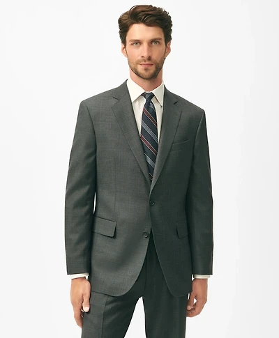 Classic Fit Wool Windowpane 1818 Suit