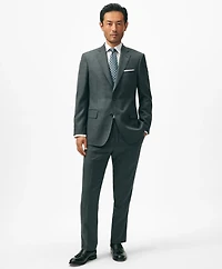 Slim Fit Wool Windowpane 1818 Suit