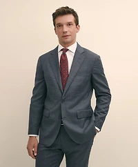 Slim Fit Wool Windowpane 1818 Suit