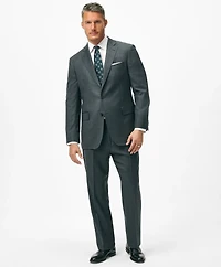 Traditional Fit Wool Windowpane 1818 Suit