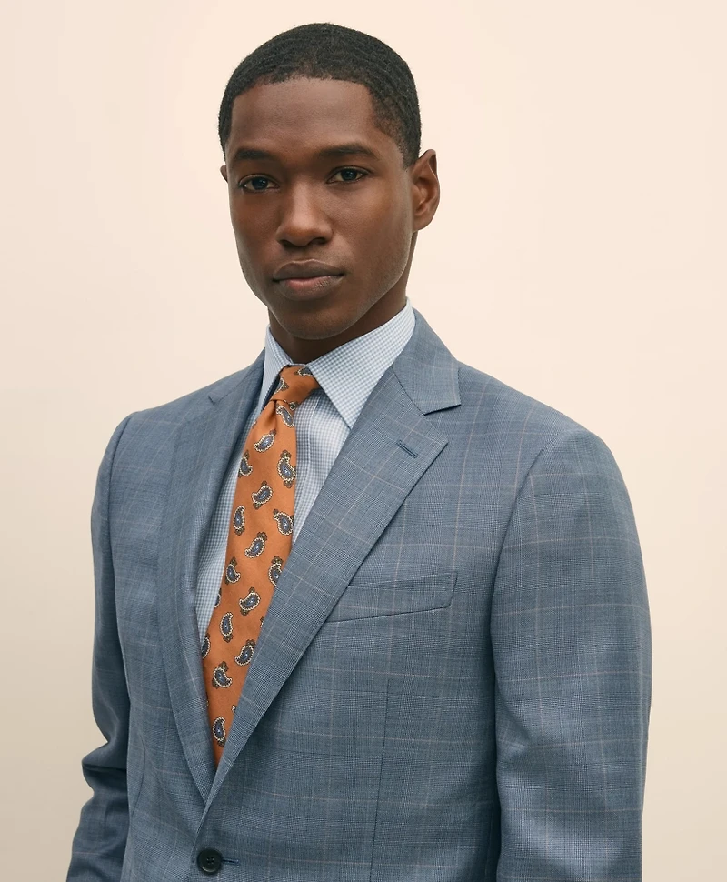 Classic Fit Wool Overcheck 1818 Suit