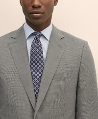 Classic Fit Wool Mini Houndstooth 1818 Suit
