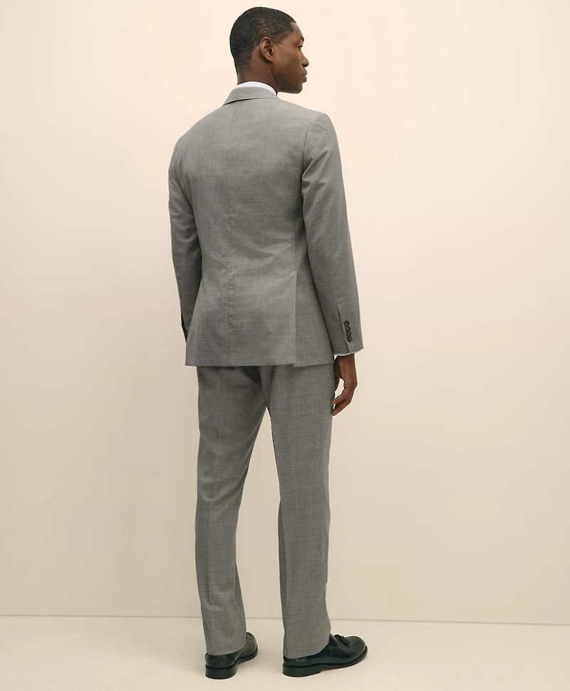Classic Fit Wool Mini Houndstooth 1818 Suit