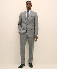Classic Fit Wool Mini Houndstooth 1818 Suit