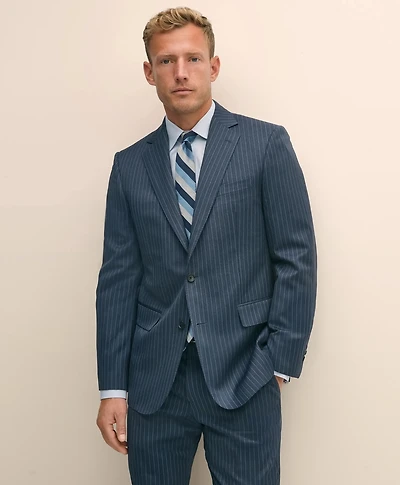 Classic Fit Wool Pinstripe 1818 Suit