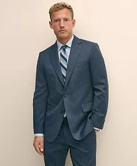 Classic Fit Wool Pinstripe 1818 Suit