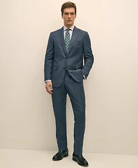 Classic Fit Wool Blue Check 1818 Suit