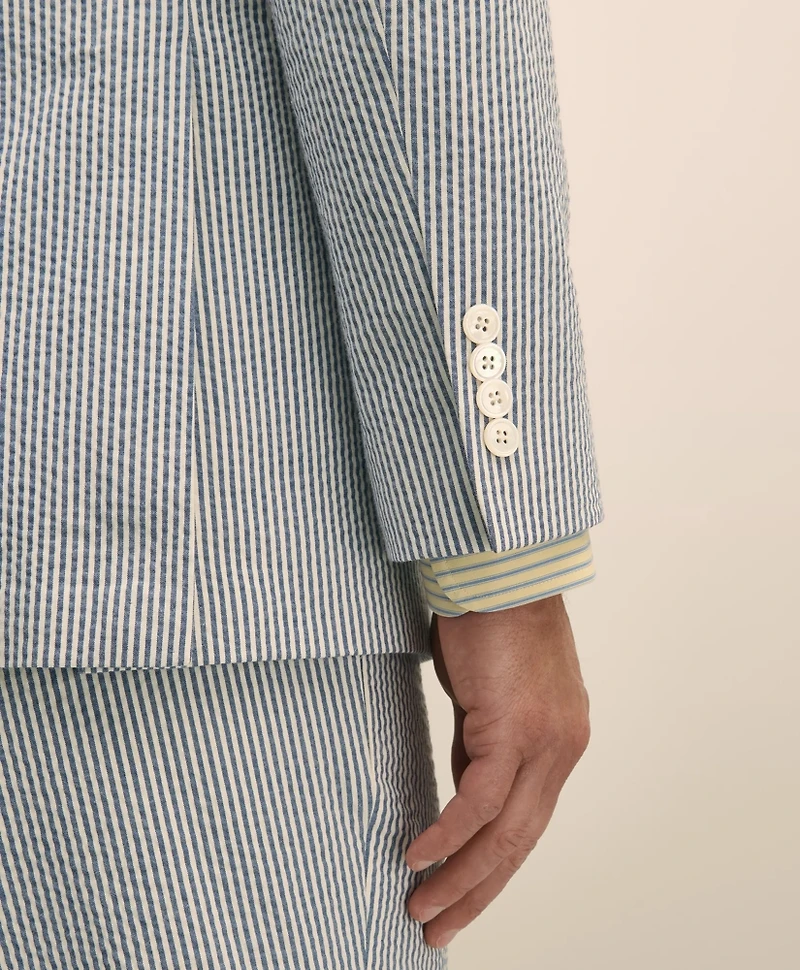 Classic Fit Cotton Seersucker 1818 Suit