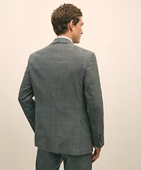 Brooks Brothers Explorer Collection Classic Fit Wool Check Suit Jacket