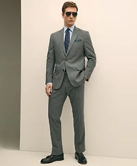 Brooks Brothers Explorer Collection Classic Fit Wool Check Suit Pants