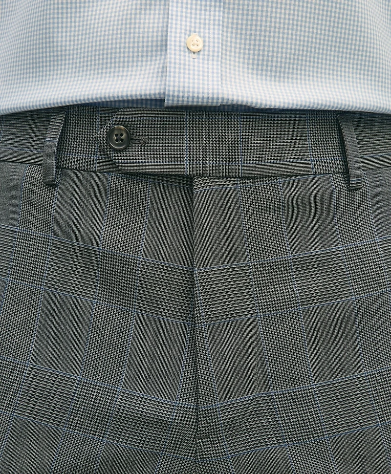 Brooks Brothers Explorer Collection Classic Fit Wool Check Suit Pants
