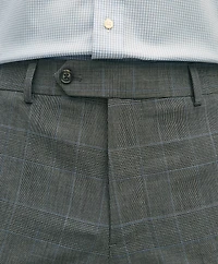 Brooks Brothers Explorer Collection Classic Fit Wool Check Suit Pants