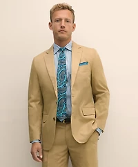 Classic Fit Stretch Cotton Twill Suit Jacket