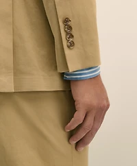 Classic Fit Stretch Cotton Twill Suit Jacket