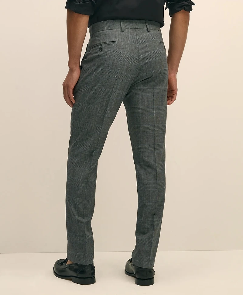 Brooks Brothers Explorer Collection Slim Fit Wool Check Suit Pants