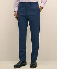 Brooks Brothers Explorer Collection Slim Fit Wool Check Suit Pants