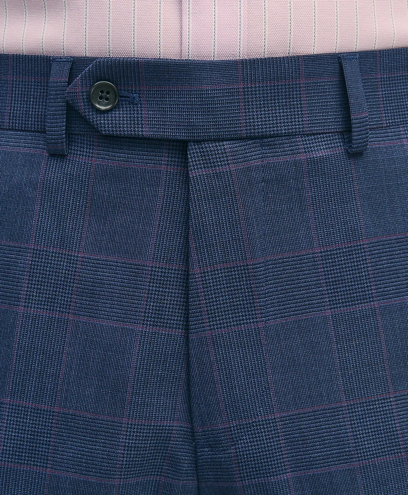 Brooks Brothers Explorer Collection Slim Fit Wool Check Suit Pants