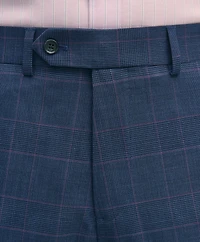 Brooks Brothers Explorer Collection Slim Fit Wool Check Suit Pants