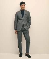Brooks Brothers Explorer Collection Slim Fit Wool Check Suit Jacket
