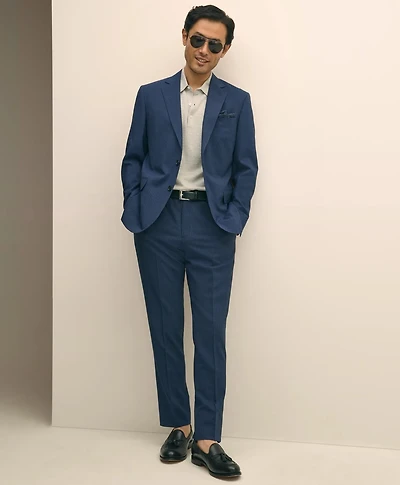 Brooks Brothers Explorer Collection Slim Fit Wool Pinstripe Suit Pants