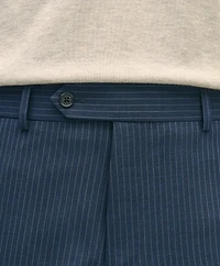 Brooks Brothers Explorer Collection Slim Fit Wool Pinstripe Suit Pants
