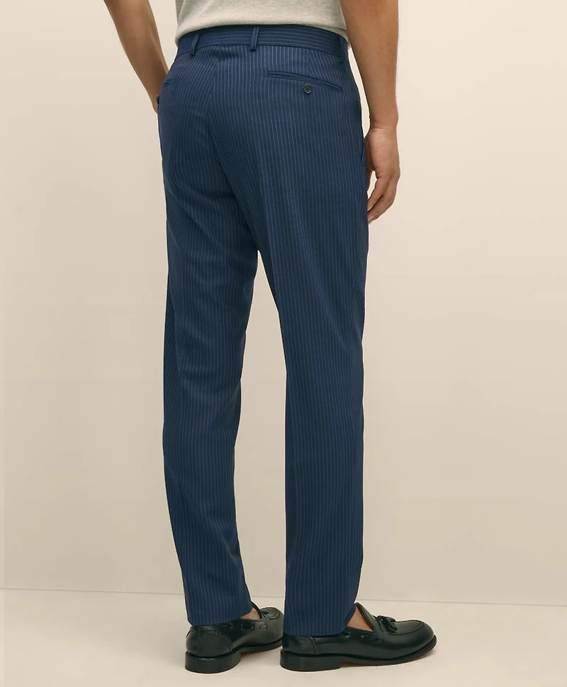 Brooks Brothers Explorer Collection Slim Fit Wool Pinstripe Suit Pants