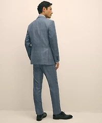 Slim Fit Wool Overcheck 1818 Suit