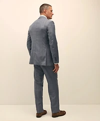 Traditional Fit Wool Overcheck 1818 Suit