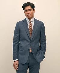 Slim Fit Wool Check 1818 Suit