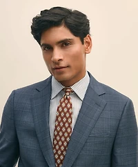 Slim Fit Wool Check 1818 Suit