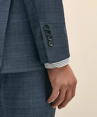 Slim Fit Wool Check 1818 Suit