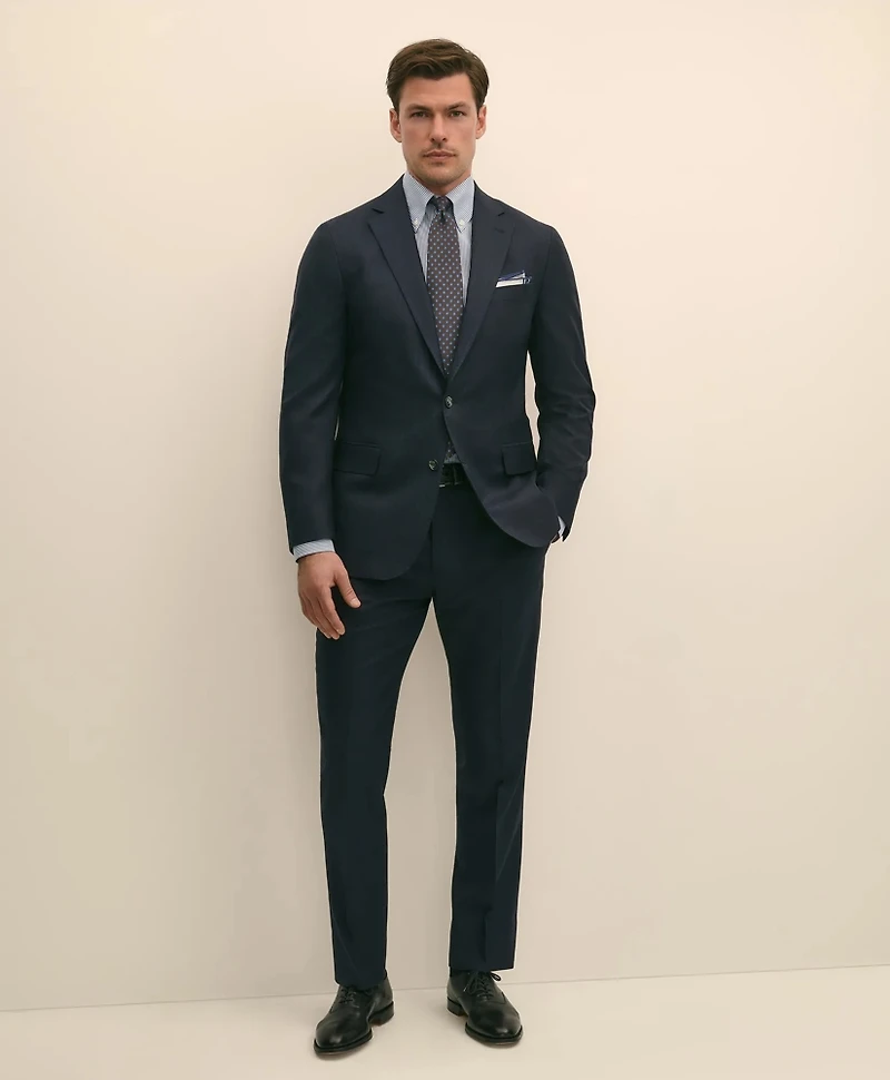 Brooks Brothers Explorer Collection Classic Fit Wool Bold Stripe Suit Pants