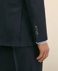 Brooks Brothers Explorer Collection Slim Fit Wool Bold Stripe Suit Jacket