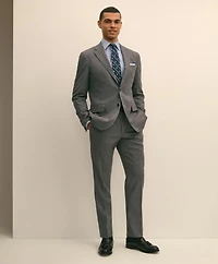 Brooks Brothers Explorer Collection Slim Fit Wool Overcheck Suit Pants