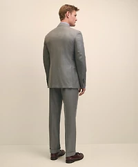 Classic Fit Double-Breasted Wool Pinstripe 1818 Suit
