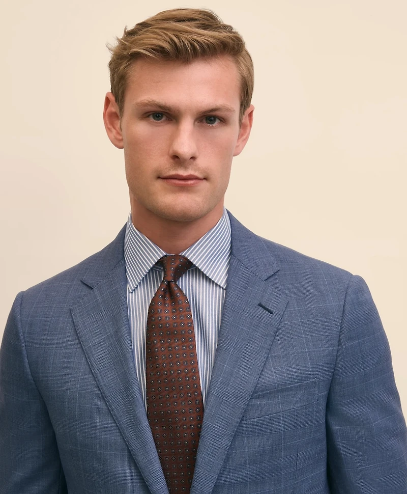 Classic Fit Wool Check 1818 Suit