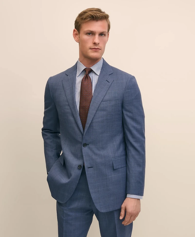 Classic Fit Wool Check 1818 Suit