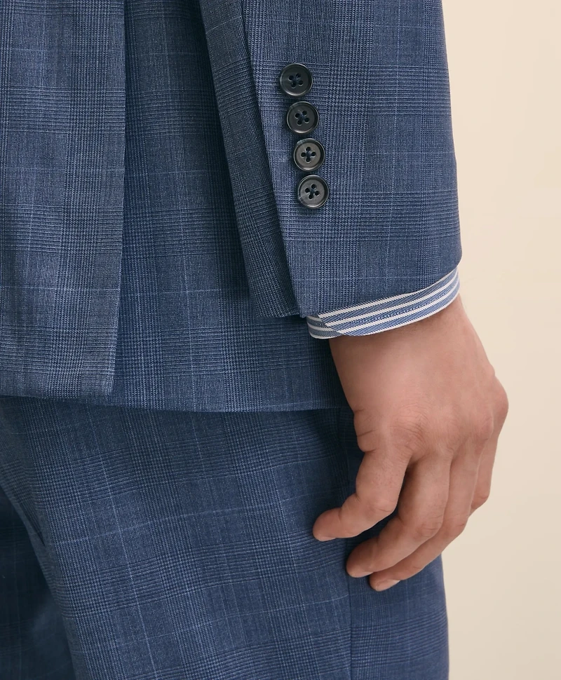 Classic Fit Wool Check 1818 Suit