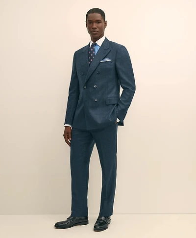 Classic Fit Saxon Wool Bold Overcheck 1818 Suit