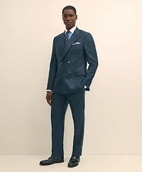 Classic Fit Saxon Wool Bold Overcheck 1818 Suit