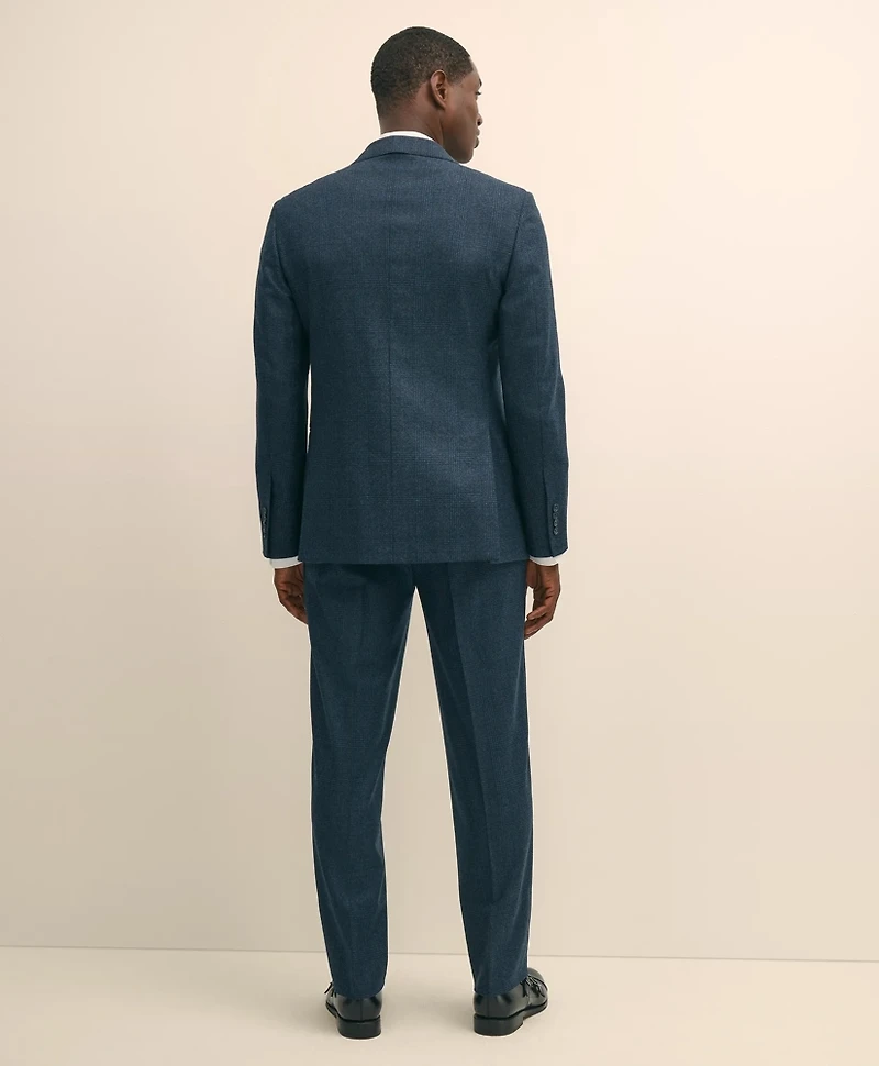 Classic Fit Saxon Wool Bold Overcheck 1818 Suit