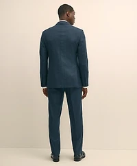 Classic Fit Saxon Wool Bold Overcheck 1818 Suit