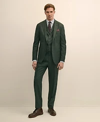 Classic Fit Wool Windowpane Suit Jacket