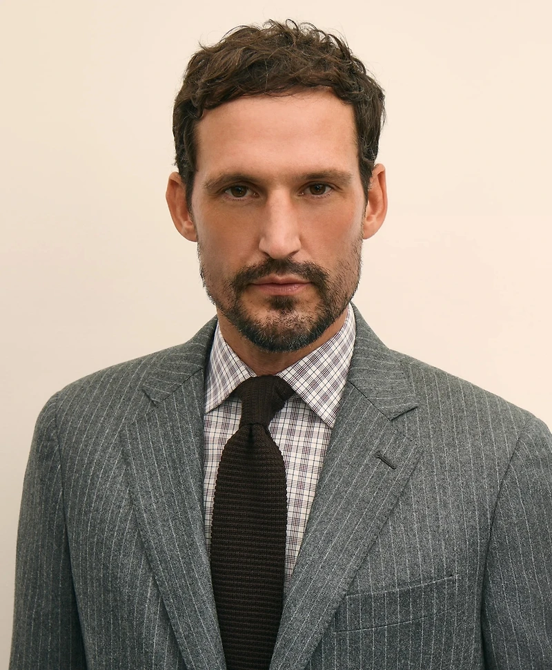 No. 1 Sack Suit Pinstripe Wool Flannel