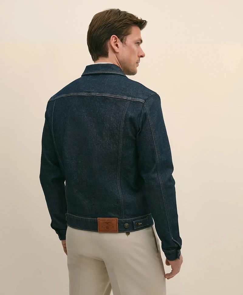 Dark Rinse Denim Trucker Jacket