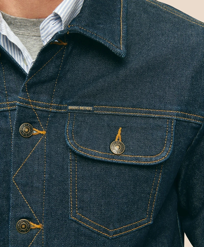 Dark Rinse Denim Trucker Jacket