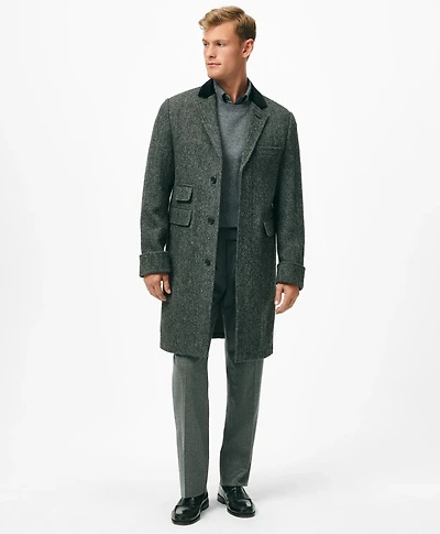 Chesterfield Coat Harris Tweed Wool