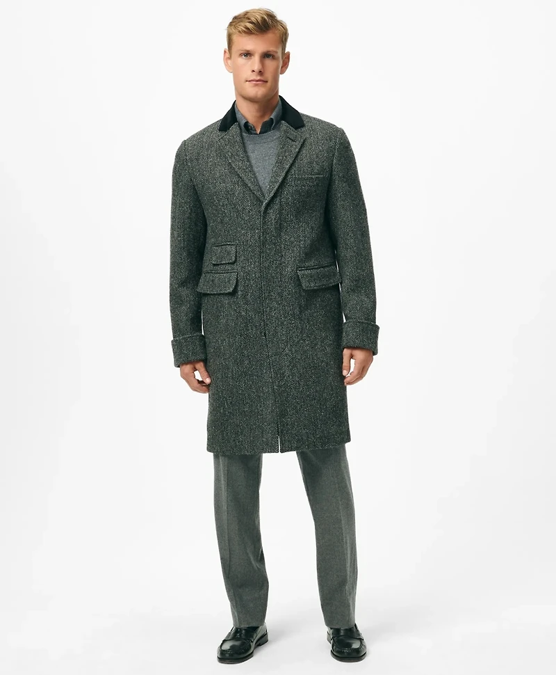 Chesterfield Coat Harris Tweed Wool
