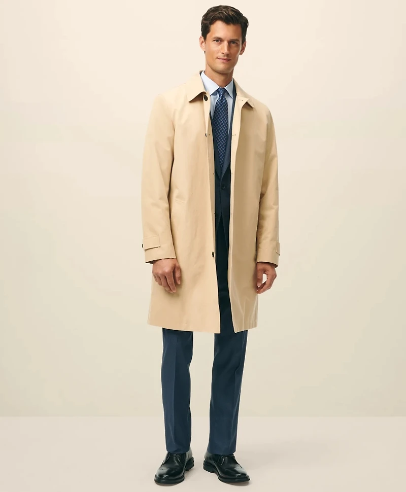 Bonded Cotton Top Coat with Removable Liner Black Watch