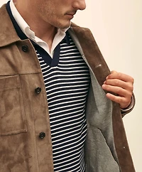 Suede Shirt Jacket